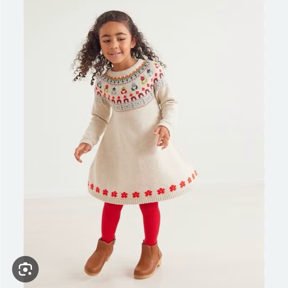 Hanna Andersson Gnome Knit Dress